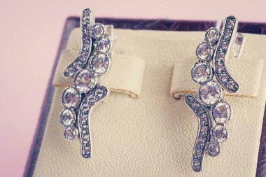 Taşlar Gümüş Küpe