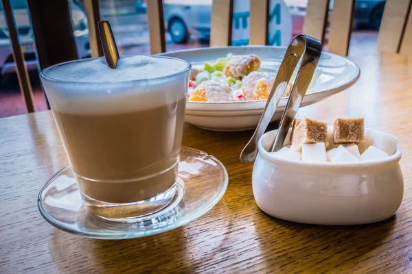 Morgenkaffee Café — Stockfoto