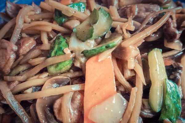 Telecí Zeleninou Čínská Kuchyně — Stock fotografie
