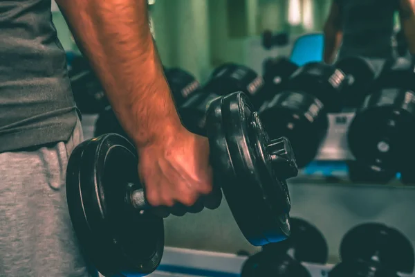 Culturista Gimnasio — Foto de Stock