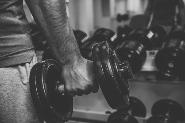 Culturista Gimnasio — Foto de Stock