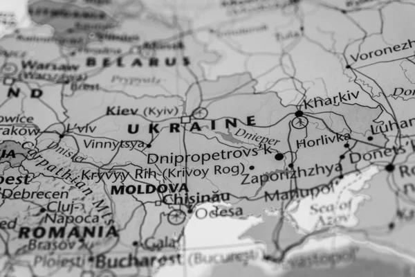 Ukraine map background