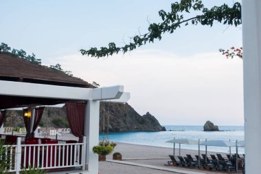 Güzel deniz resort sokakları