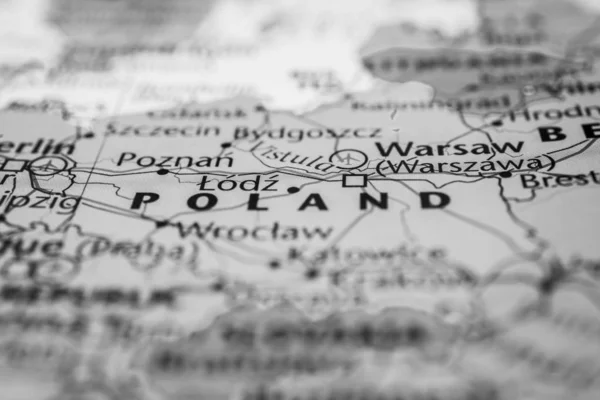 Poland map background — Stock Photo, Image