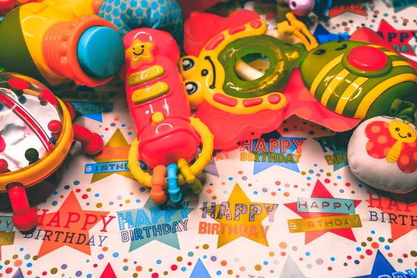 Background of children's toys — Stock Photo, Image