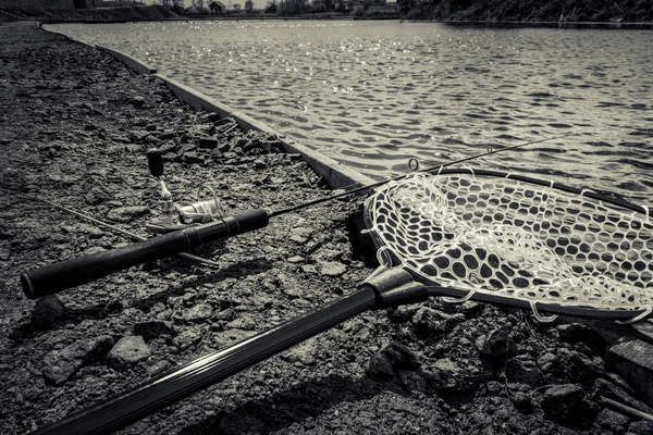 Pesca no lago — Fotografia de Stock