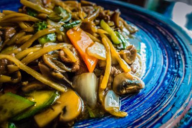 Sebzeli dana eti, Çin mutfağı