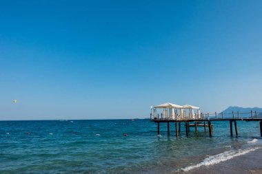 Tatil beldesinde muhteşem sahil