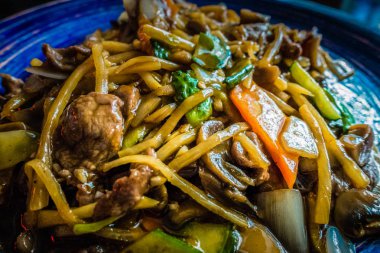 Sebzeli dana eti, Çin mutfağı