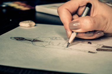 Araçlar Illustrator. Boyalar ve albüm