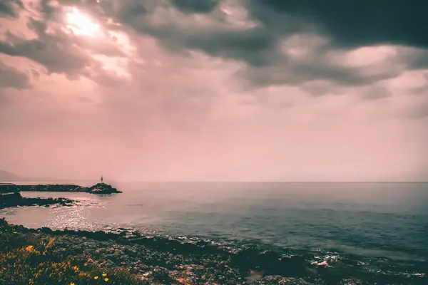 Paisaje marino. Viaje marítimo a Creta — Foto de Stock