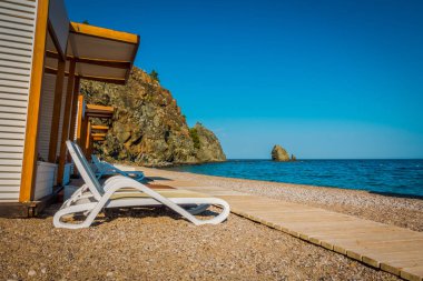 Tatil beldesinde muhteşem sahil