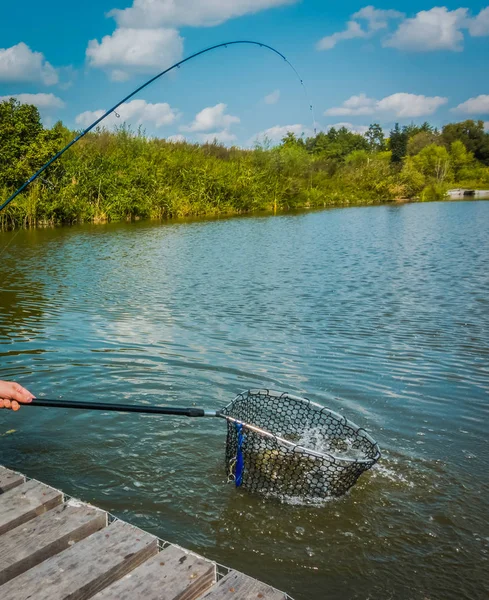 Hobby Fondo Pesca Trucha — Foto de Stock