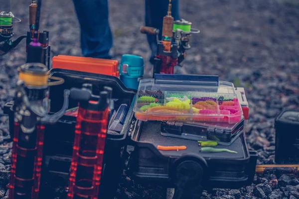 Hobby Fondo Pesca Della Trota — Foto Stock