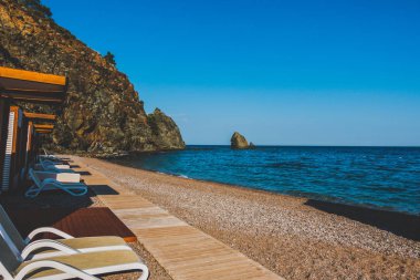 Tatil beldesinde muhteşem sahil