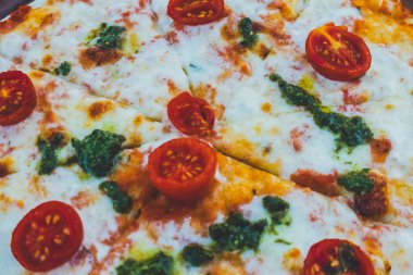 Çok lezzetli iştah açıcı pizza