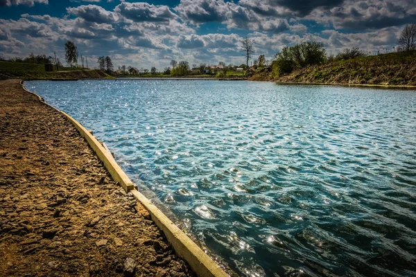 Pesca no lago — Fotografia de Stock