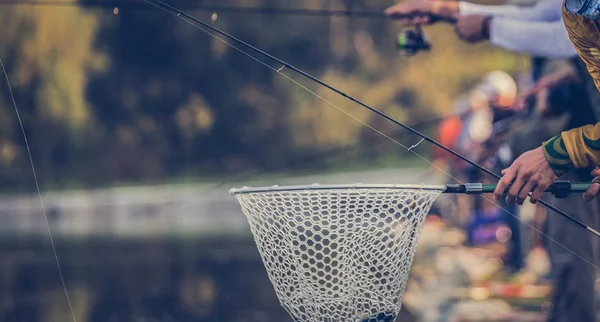 Hobby Fondo Pesca Trucha — Foto de Stock