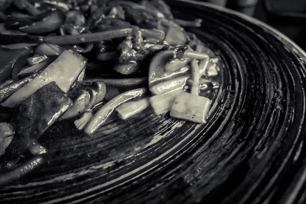 Vitela Com Legumes Cozinha Chinesa — Fotografia de Stock