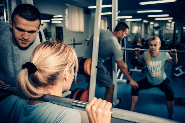 Personal training in the gym — Stock Photo, Image
