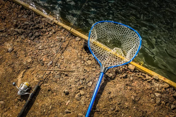 Pesca en el lago —  Fotos de Stock