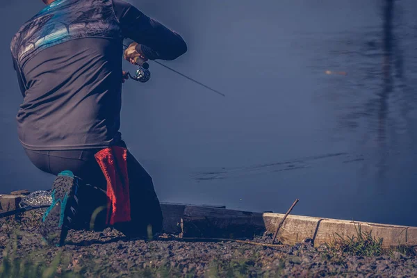 Hobby Öring Fiske Bakgrund — Stockfoto