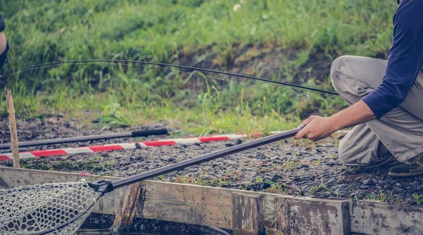 Hobby Fondo Pesca Trucha —  Fotos de Stock