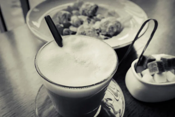 Sabah Kafede Kahve — Stok fotoğraf