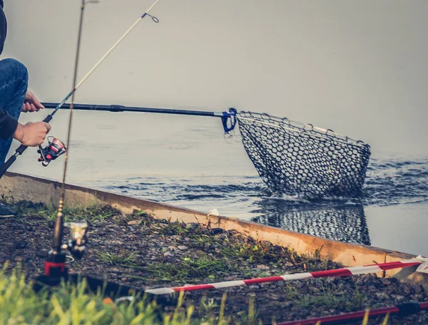 Hobby Fondo Pesca Della Trota — Foto Stock