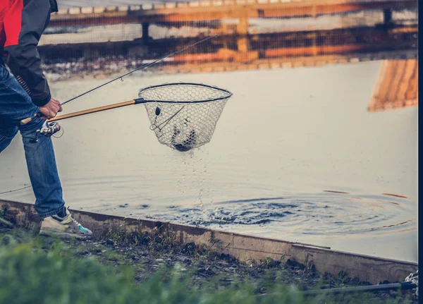 Hobby Öring Fiske Bakgrund — Stockfoto