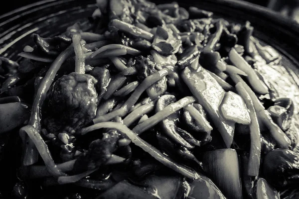 Телятина Овочами Китайська Кухня — стокове фото