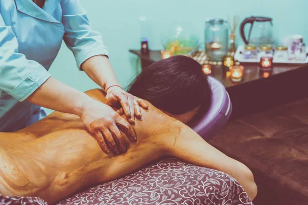 Schokoladenmassage Wellness Salon — Stockfoto