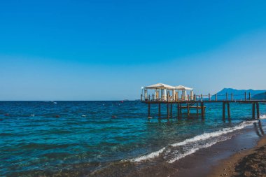 Tatil beldesinde muhteşem sahil