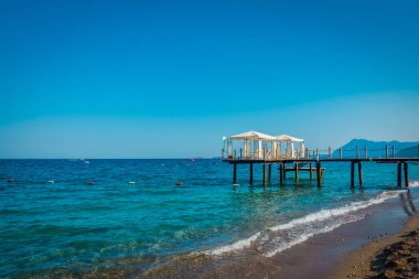Tatil beldesinde muhteşem sahil