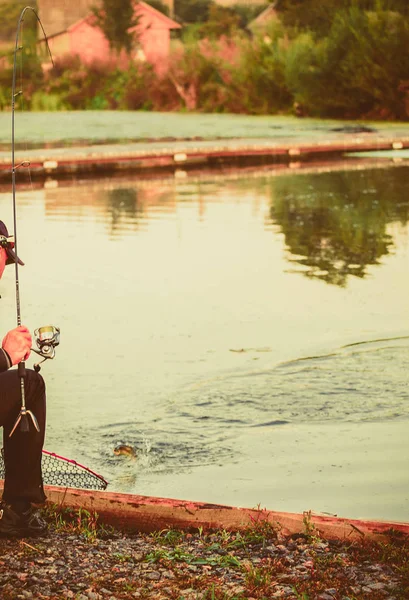 Fundo Pesca Truta Hobby — Fotografia de Stock