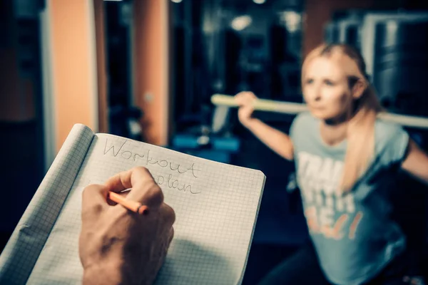 Trening Siłowni — Zdjęcie stockowe