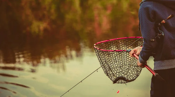 Fundo Pesca Truta Hobby — Fotografia de Stock