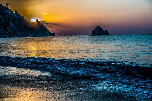 Magnificent sunrise on the sea — Stock Photo, Image