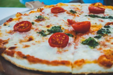 Çok lezzetli iştah açıcı pizza