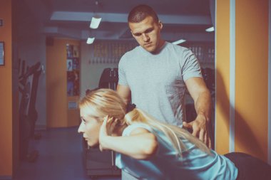 Koç ve istemci vasıl jimnastik salonu