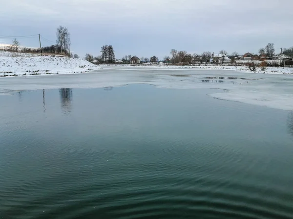 Pesca Truta Lago — Fotografia de Stock