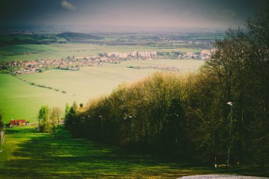 Dağlık arazinin zarif görünümü
