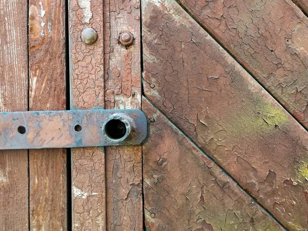 Porta velha fechada — Fotografia de Stock