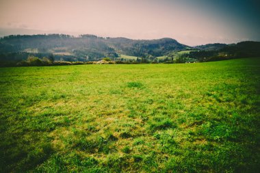 Dağlık bir alanda güzel sahne