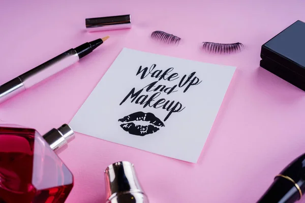 Berbagai produk makeup — Stok Foto