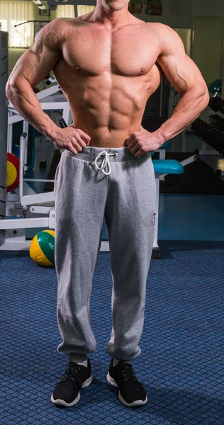 Entrenamiento en el gimnasio — Foto de Stock