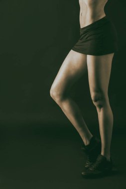 Güzel kadın göz yakın çekim, makyaj