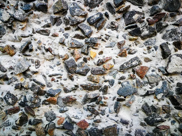 Crushed stone in concrete — Stock Photo, Image
