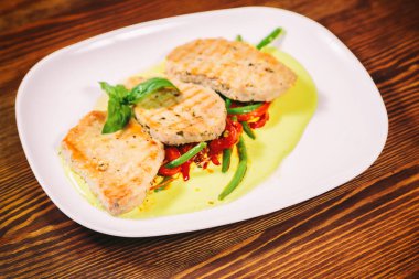 lezzetli restoran gıda, seçici odak