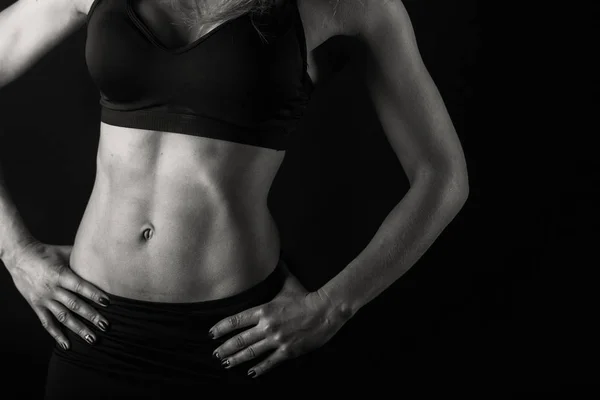 Sport lichaam meisjes pers — Stockfoto